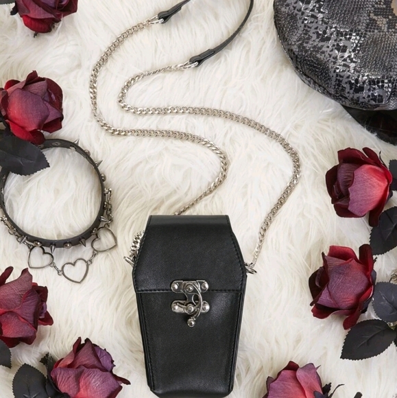 Handbags - GONE SOON Coffin Crossbody Purse Bag